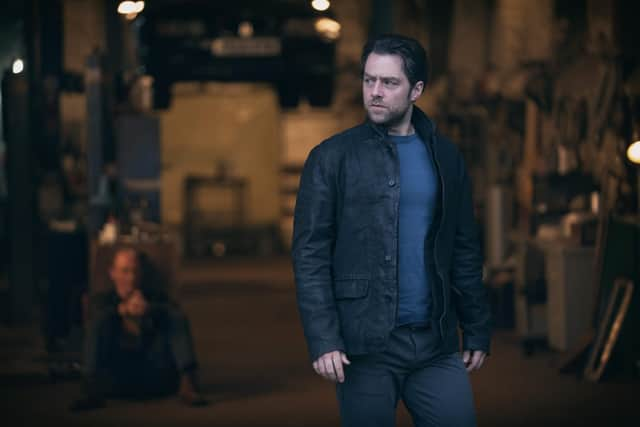 Richard Rankin in the role of Detective Sergeant John Rebus. Photo:: Mark Mainz/BBC/PA Wire