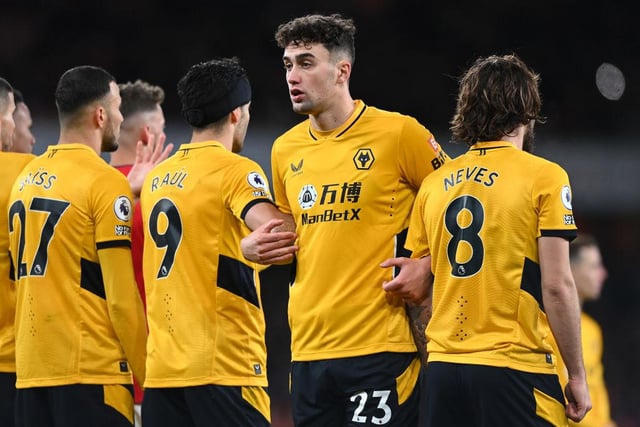 Wolves’ good form has fired them into European contention and even though they were defeated by West Ham at the weekend, they remain firmly in contention for a Europa League place. They’ve been given just a 1% chance of qualifying for Champions League football.
