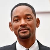 Will Smith arrives at the now infamous 94th Oscars in Hollywood  - he has now resigned from the Academy after slapping host Chris Rock during the ceremony.
(Photo by ANGELA WEISS/AFP via Getty Images)