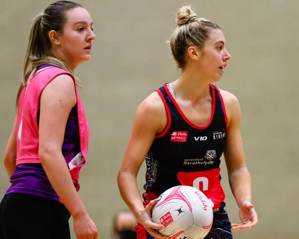 Gia Abernethy believes the Strathclyde Sirens can compete towards the top of the Vitality Netball Superleague.