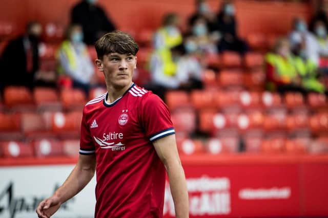 Calvin Ramsay of Aberdeen has been tipped as a replacement for Nathan Patterson at Rangers. (Photo by Scott Baxter/Getty Images)