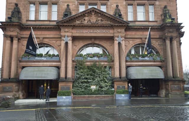 Waldorf Astoria Hotel, (Caledonian Hotel) Lothian Road.