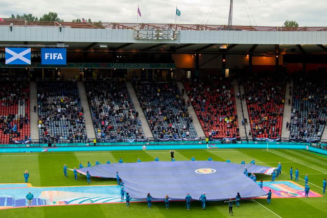 Rangers queried why more supporters were able to attend matches at Hampden Park during Euro 2020. Picture: SNS