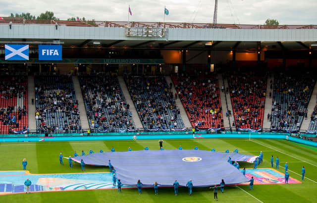 Rangers queried why more supporters were able to attend matches at Hampden Park during Euro 2020. Picture: SNS
