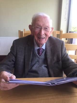 Gordon Hendry, ever the dapper gentleman, in June 2017