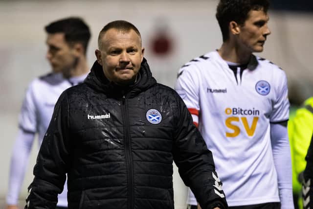 Davie White has been in interim charge of Ayr United since Mark Kerr was sacked