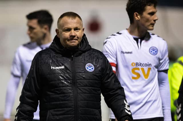 Davie White has been in interim charge of Ayr United since Mark Kerr was sacked