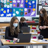 The requirement to wear face masks in secondary schools in Scotland is being scrapped