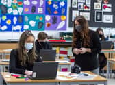 The requirement to wear face masks in secondary schools in Scotland is being scrapped