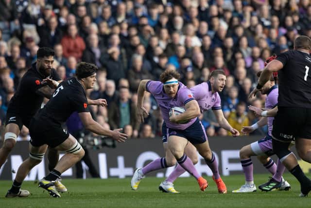 Hamish Watson sustained a head knock while playing for Scotland against New Zealand in November. (Photo by Craig Williamson / SNS Group)