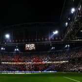 Rangers face Ajax in the Johan Cruijff ArenA. (Photo by MAURICE VAN STEEN/AFP via Getty Images)