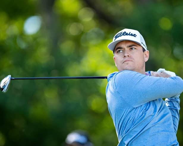 Sean Jacklin, pictured playing in an event in Texas last year, was born in Biggar when his parents lived in Scotland. Picture: Wesley Hitt/Getty Images.