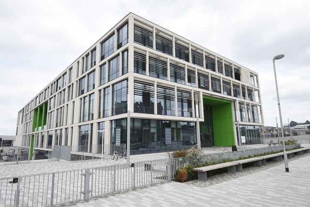 Boroughmuir High was the highest ranked Edinburgh secondary school based on the percentage of pupils to achieve five or more Highers last year. A total of 70 per cent of leavers achieved the benchmark, placing Boroughmuir ninth on the list. The school's graduates includes Doctor Who star Ncuti Gatwa. Picture: Greg Macvean