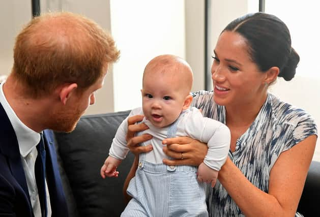 Meghan Markle is debuting as a children's author with a book inspired by a poem she wrote about Prince Harry and their son Archie (Picture: Toby Melville/pool/Getty Images)