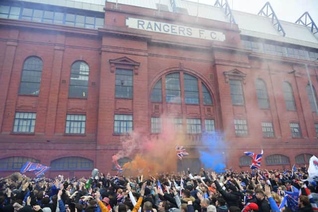 Thousands of Rangers fans gathered in Glasgow on March 6 and 7 (Getty Images)