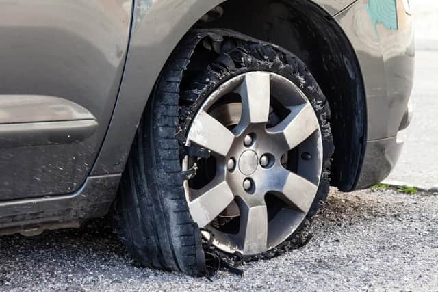 Even minor tyre damage can become serious in hot weather