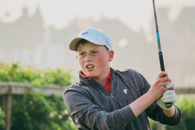 Fraser Walters, champion of the Boys 13 divison