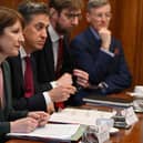 Chancellor of the Exchequer Rachel Reeves and Energy Security and Net Zero Secretary Ed Miliband during a meeting of the National Wealth Fund Taskforce in 11 Downing Street. PIC: Justin Tallis/PA Wire