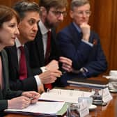 Chancellor of the Exchequer Rachel Reeves and Energy Security and Net Zero Secretary Ed Miliband during a meeting of the National Wealth Fund Taskforce in 11 Downing Street. PIC: Justin Tallis/PA Wire