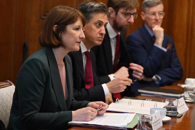 Chancellor of the Exchequer Rachel Reeves and Energy Security and Net Zero Secretary Ed Miliband PIC: Justin Tallis/PA Wire