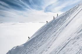 The Flypaper at Glencoe Mountain Resort - Scotland's steepest in-bounds run PIC: Stevie McKenna / ski-scotland