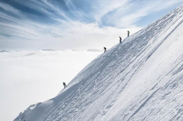 The Flypaper at Glencoe Mountain Resort - Scotland's steepest in-bounds run PIC: Stevie McKenna / ski-scotland