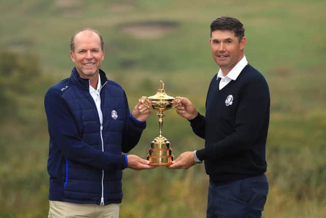 US captain Steve Stricker and European counterpart Padraig Harrington will both finalise their teams this week for the contest at Whistling Straits later this month. Picture: Andrew Redington/Getty Images,.
