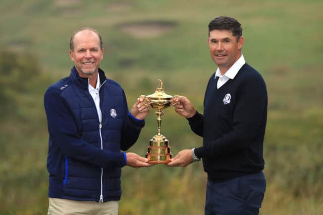 US captain Steve Stricker and European counterpart Padraig Harrington will both finalise their teams this week for the contest at Whistling Straits later this month. Picture: Andrew Redington/Getty Images,.