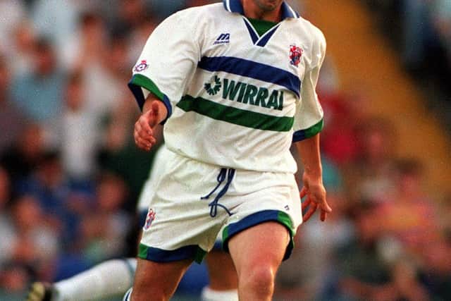 Pat Nevin in action for Tranmere against Everton in 1995. Pic: Mark Thompson/ALLSPORT