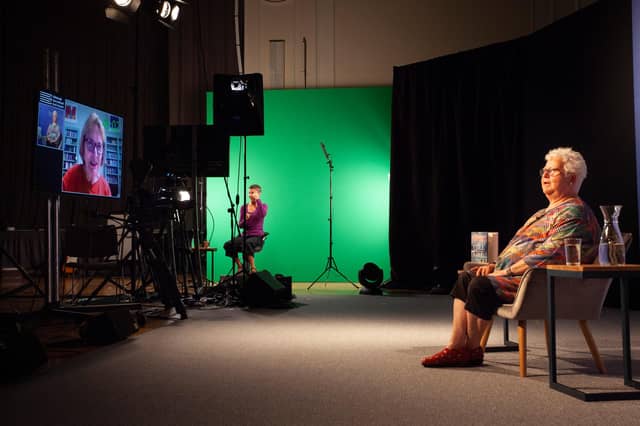 Val McDermid in conversation with Dame Joan Bakewell in Edinburgh International Book Festival's first livestreamed event.