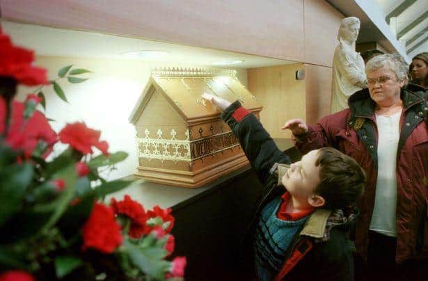 A relic of St Valentine is kept in the Church of Blessed John Duns Scotus (Picture: PA)