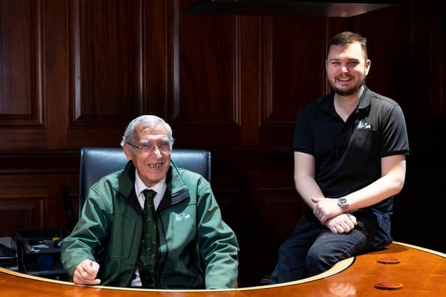 Tom and  Steven Wallace are two of the stars of Life on the Bay. Picture: Robert Pereira Hind