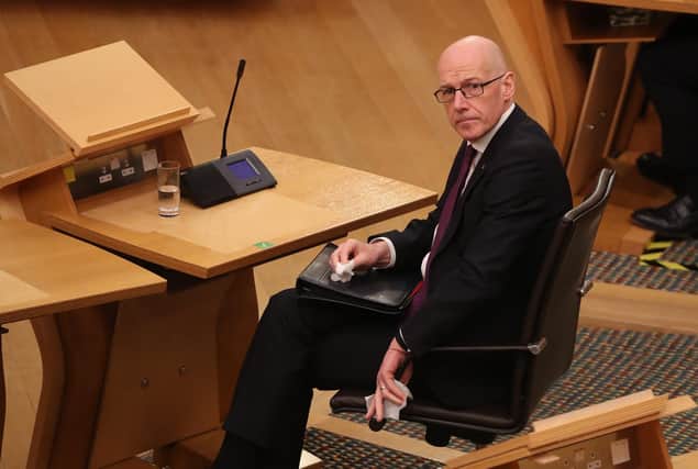 Deputy First Minister John Swinney faces a vote of no confidence tomorrow over the handling of the release of legal advice to the committee.