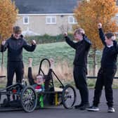 The pupils are gearing up to race the kit car at East Fortune Race Track later this year