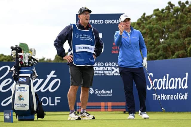 Gemma Dryburgh has a Saltire on her bag and loves flying the Scottish flag both at home and aboad. Picture: Octavio Passos/Getty Images.