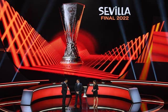 The Europa League final will take place in Sevilla. (Photo by OZAN KOSE/AFP via Getty Images)
