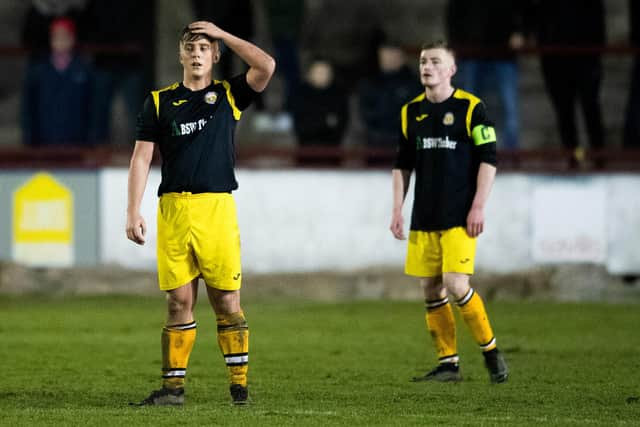 Fort William players at full time.