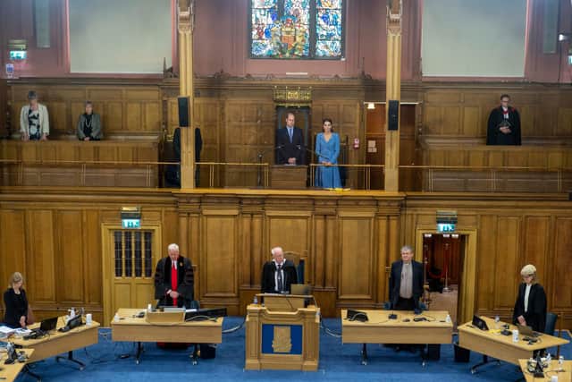 The Duke addressed the General Assembly in his role as Lord High Commissioner Picture: Andrew O'Brien