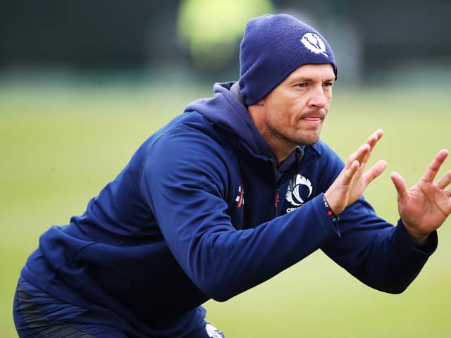 Scotland head coach Shane Burger. (Photo by Ian MacNicol/Getty Images)