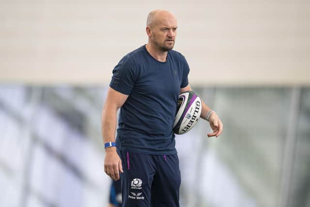 Head coach Gregor Townsend believes Rory Hutchinson can dovetail with Blair Kinghorn. (Photo by Ross MacDonald / SNS Group)