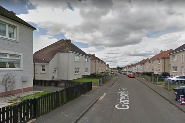Gateside Road in the Craigneuk area of Wishaw picture: Google maps