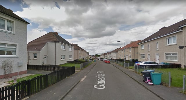 Gateside Road in the Craigneuk area of Wishaw picture: Google maps