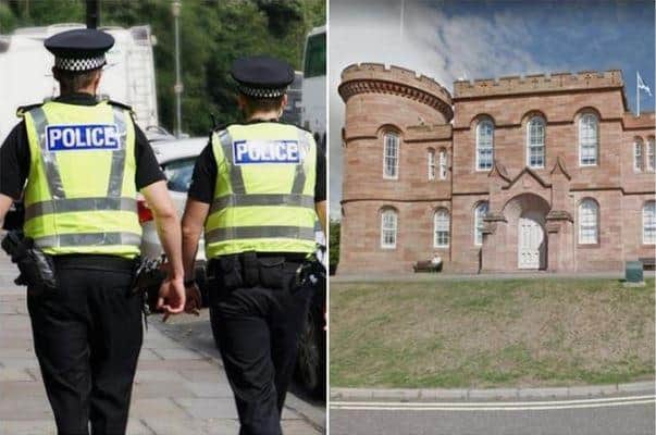 Lindsay, of Inverness, was jailed at the city’s sheriff court in May 2020 after pleading guilty to a charge of engaging in culpable and reckless conduct and endangering the lives of the officers