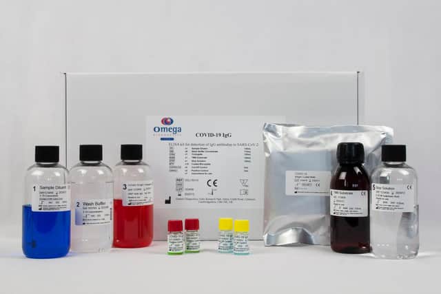 The Clackmannanshire-based firm is involved in Covid-19 antibody and antigen testing. Picture: contributed.