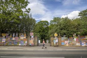 A new artwork greets visitors at Jupiter Artland, Edinburgh, created as a tribute to the NHS titled "A Thousand Thank Yous"