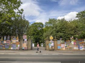 A new artwork greets visitors at Jupiter Artland, Edinburgh, created as a tribute to the NHS titled "A Thousand Thank Yous"