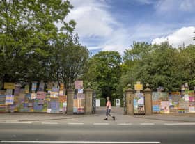 A new artwork greets visitors at Jupiter Artland, Edinburgh, created as a tribute to the NHS titled "A Thousand Thank Yous"