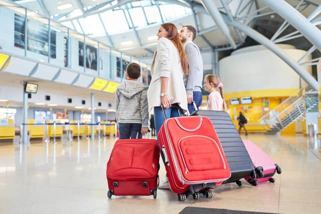 It’s all smiles at the airport – but what happens if your dream summer getaway turns into a nightmare? (Picture: stock.adobe.com)