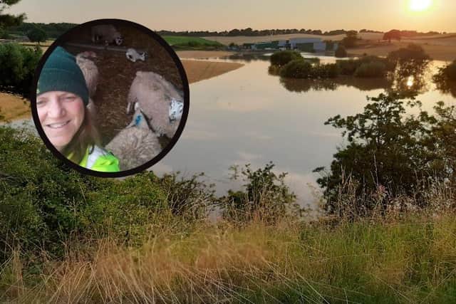 Margaret Cook, a farmer whose land was ruined when the Union Canal breached in August, 2020.