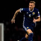 Liam Cooper in action for Scotland during the Euro 2020 qualifier between Scotland and Russia at Hampden. (Photo by Alan Harvey / SNS Group)